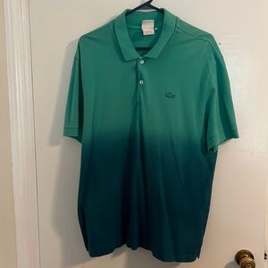 Lacoste Polo - green ombré - size 8 XL - excellent used condition